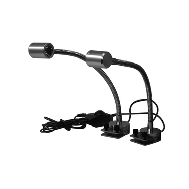 LED Dual Gooseneck Spot Light Microscope Illuminators for Vitiny GN-01, SKU Vitiny-GN-01, three quarter front view
