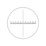 10mm/100 Div X-Axis Cross Hair Scale Reticle ( Dia. 25mm), SKU RT20103171, three quarter front view
