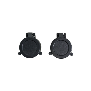 Transparent Plastic Cover Eyepiece Dust Cover(Pair Dia. 34mm), SKU MA02025121, three quarter front view