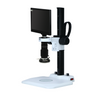 1-6X 2.0 Megapixels CMOS LED Light LED Transmitted Light Track Stand Video Zoom Microscope, SKU MZ02110213, three quarter front view