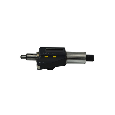 Digimatic Micrometer Head, Range 0-25mm/0-1 in., SKU MS02016211, three quarter front view