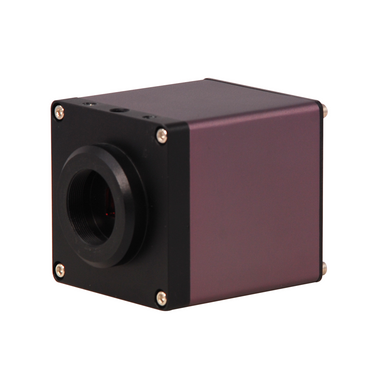 2MP HDMI CMOS Color Microscope Camera + Full HD Video Capture 60 fps + Measurement, Calibration Function for Linux 3.10, SKU DC10411221, three quarter front view