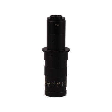 0.35-2.25X Video Zoom Stereo Microscope Body, SKU MZ19021111, three quarter front view