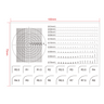 Multiple Scale Film Ruler, SKU RT02420615, three quarter front view