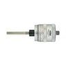 0-2″ Mechanical Micrometer Head Graduation 0.0002″ 2" Flat Zero-Adjustable Mechanical Micrometer Head (Thimble Diameter: Dia. 49mm, Spindle Diameter: Dia. 8mm, Bidirectional Grad), SKU Mitutoyo-197-201, three quarter front view