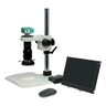 1-6X 2.0 Megapixels CMOS LED Light Post Stand Video Zoom Microscope, SKU MZ02110014, three quarter front view