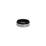 Metal Ring Light Adapter for Stereo Microscopes, 48mm Thread (with Cover Glass), SKU SZ19014921, three quarter front view