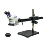 3.5-30X LED Light Ball Bearing Boom Stand Binocular Zoom Stereo Microscope, SKU SZ02080443, three quarter front view