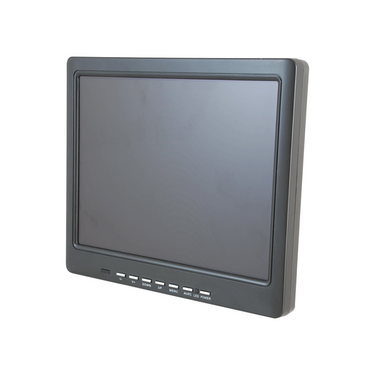 10 in. TFT-LCD Color Display Monitor for Video Microscope, AV Input, SKU MV02017102, three quarter front view