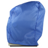 ESD Microscope Dust Cover, Opaque, Blue Fabric (Small, Tall), SKU MA02024102, three quarter front view