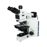 50-1000X LED Dual Illuminated Light XY Stage Travel Distance 75x40mm Trinocular Transmitted/Reflected Metallurgical Microscope, SKU MT05110313, three quarter front view