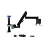 0.58-7X 8 Megapixels CMOS LED Light Flexible Arm Video Zoom Microscope, SKU MZ02130706, three quarter front view