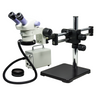 3.5-30X LED Light Dual Arm Stand Binocular Zoom Stereo Microscope, SKU SZ02080526, three quarter front view