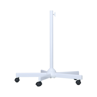 Rolling Floor Stand for Magnifying Lamp -Heavy Duty (5 Spokes), SKU MG16310111, three quarter front view