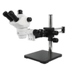 8-50X Dual Arm Stand Trinocular Zoom Stereo Microscope, SKU SZ02030541, three quarter front view