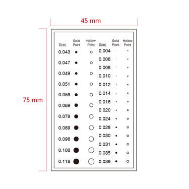 Comparison Test Gauge, SKU RT02420424, three quarter front view