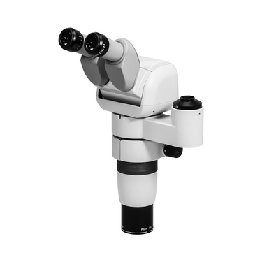 8-65X 8-65X 0-30° True-Trinocular Parallel Zoom Microscope Body, SKU PZ17011232, three quarter front view