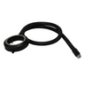Microscope Fiber Optic Ring Light Guide Cable Diameter 65mm, Length 1000mm, SKU ML25914101, three quarter front view