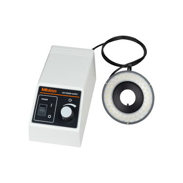 LED Light LED Circular Illuminator, SKU Mitutoyo-176-208A, three quarter front view