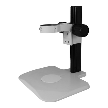 Microscope Track Stand, 76mm Coarse Focus Rack, SKU ST02031102, three quarter front view