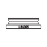 M26x1/36″ Objective Convertible Adapter, SKU Navitar-1-81305, three quarter front view
