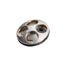 Quadruple (4) Holes, 3 parcentering adjustment Quadruple (4) Holes Nosepiece, SKU Mitutoyo-378-018, three quarter front view