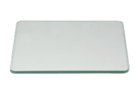 XY Manual Stage Glass Plate (40x90mm), SKU SG02301201-0001, three quarter front view