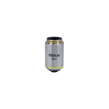 Objective Working Distance 6.78mm 10X Infinity Achromatic Objective, SKU BM02523311, three quarter front view
