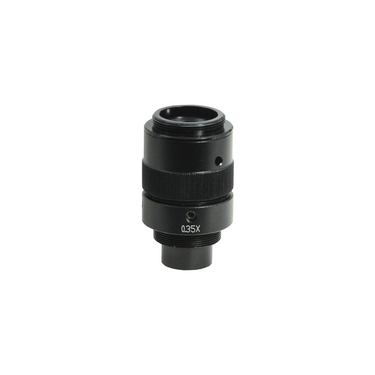 0.35X Adjustable Microscope Camera Coupler C-Mount Adapter 24mm, SKU MZ02016111, three quarter front view