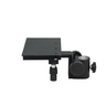 Focus Distance 52mm Post Hole Diameter of Focusing Rack Dia. 32mm XY Stage Travel Distance 70x40mm Stage Platform Dimensions 200x125mm Manual Stage, SKU SG02305212, three quarter front view