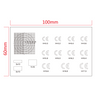Transparent Ruler, SKU RT02420302, three quarter front view