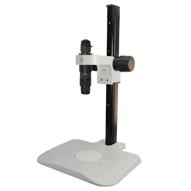 0.415X-5X Industrial Inspection Video Zoom Microscope, Track Stand, SKU MZ02020102, three quarter front view