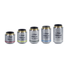 Infinity Long Working Distance Plan Achromatic Metallurgical Objective Set, SKU MT02513031, three quarter front view
