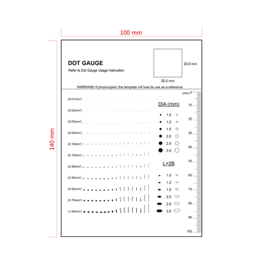 100mm/200 Div Comparison Test Gauge, SKU RT02420409, three quarter front view