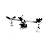 40X-1000X Five Head Multiview Teaching Biological Compound Microscope, Trinocular, Halogen Light, SKU BM13010543, three quarter front view
