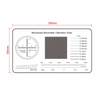 50mm/200 Div, 2.0Inch/40 Div, 20mm/200 Div, 25x25mm/250x250 Net Grid Line Gauge, SKU RT02412102, three quarter front view