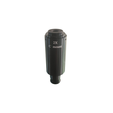 2X Adjustable Microscope Camera Coupler C-Mount Adapter 23.2mm, SKU MZ08016171, three quarter front view