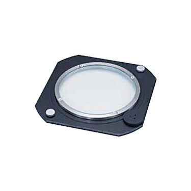 Stage Platform Dimensions 342x342mm Rotary Stage Top Diameter Dia. 270mm Rotary Table with Fine Wheel (B), SKU Mitutoyo-176-306, three quarter front view