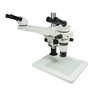 8-50X Post Stand Number of Microscope Head Dual Heads 8-50X Post Stand Dual Head Teaching Binocular Stereo Microscope, SKU PZ13010171, three quarter front view