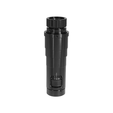 0.58-7X Industrial Inspection Video Zoom Microscope Body, Monocular, Infinite, SKU MZ08031102, three quarter front view