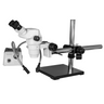 6.7-45X Halogen Light Boom Stand Binocular Zoom Stereo Microscope, SKU SZ02020424, three quarter front view