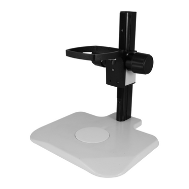 Microscope Track Stand, B&L Coarse Focus Rack, SKU ST02031106, three quarter front view