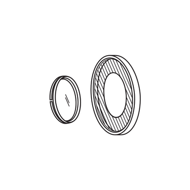 Simplified Polarizing Kit, SKU SCHOTT-Visi-400.575, three quarter front view