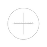 10mm/100 Div X-Axis Cross Hair Scale Reticle ( Dia. 27mm), SKU RT20103192, three quarter front view