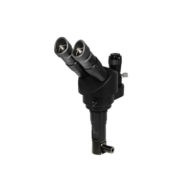 15-100X Zoom Stereo Microscope Head, Trinocular, Focusable Eyepieces, SKU MZ08501132, three quarter front view