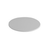 100mm White Microscope Stage Plate (4 inch Diameter), SKU SA04141302, three quarter front view