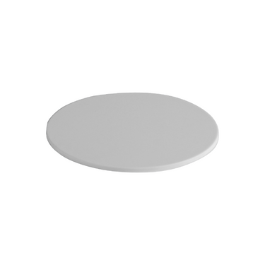 100mm White Microscope Stage Plate (4 inch Diameter), SKU SA04141302, three quarter front view