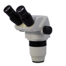 6.5-45X Zoom Stereo Microscope Head, Binocular, Field of View 22mm Working Distance 103mm, SKU SZ07021123, three quarter front view