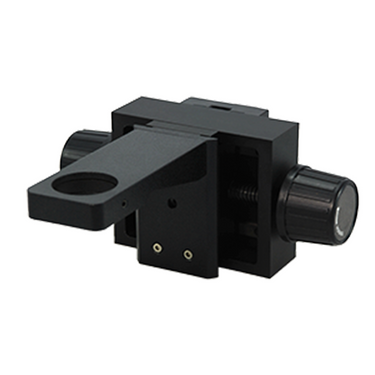 39mm X E-Arm, Microscope Coarse Focus Block, 5/8' Mounting Pin, SKU SA02021201, three quarter front view