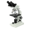40X-1000X Biological Compound Microscope, Binocular, LED Light, Brightfield, 10X Pointer Eyepieces, SKU BM05030221, three quarter front view